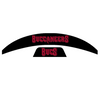 Tampa Bay Buccaneers MIDI Mid Size SpeedFlex Football Helmet Front & Back Bumper Decal Set - Pick Color