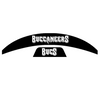 Tampa Bay Buccaneers MIDI Mid Size SpeedFlex Football Helmet Front & Back Bumper Decal Set - Pick Color