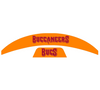 Tampa Bay Buccaneers MIDI Mid Size SpeedFlex Football Helmet Front & Back Bumper Decal Set - Pick Color