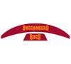Tampa Bay Buccaneers MIDI Mid Size SpeedFlex Football Helmet Front & Back Bumper Decal Set - Pick Color