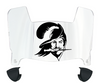 Tampa Bay Buccaneers Retro Throwback Mini Football Helmet Visor Shield w/ Clips - PICK VISOR & LOGO COLOR