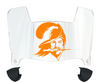 Tampa Bay Buccaneers Retro Throwback Mini Football Helmet Visor Shield w/ Clips - PICK VISOR & LOGO COLOR