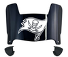 Tampa Bay Buccaneers Mini Football Helmet Visor Shield w/ Clips - PICK VISOR & LOGO COLOR