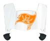 Tampa Bay Buccaneers Mini Football Helmet Visor Shield w/ Clips - PICK VISOR & LOGO COLOR
