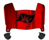 Tampa Bay Buccaneers Mini Football Helmet Visor Shield w/ Clips - PICK VISOR & LOGO COLOR
