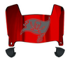 Tampa Bay Buccaneers Mini Football Helmet Visor Shield w/ Clips - PICK VISOR & LOGO COLOR