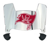 Tampa Bay Buccaneers Mini Football Helmet Visor Shield w/ Clips - PICK VISOR & LOGO COLOR