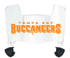 Tampa Bay Buccaneers Mini Football Helmet Visor Shield w/ Clips - PICK VISOR & LOGO COLOR
