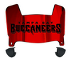 Tampa Bay Buccaneers Mini Football Helmet Visor Shield w/ Clips - PICK VISOR & LOGO COLOR