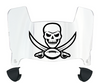 Tampa Bay Buccaneers Mini Football Helmet Visor Shield w/ Clips - PICK VISOR & LOGO COLOR