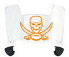 Tampa Bay Buccaneers Mini Football Helmet Visor Shield w/ Clips - PICK VISOR & LOGO COLOR