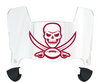 Tampa Bay Buccaneers Mini Football Helmet Visor Shield w/ Clips - PICK VISOR & LOGO COLOR