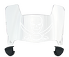 Tampa Bay Buccaneers Mini Football Helmet Visor Shield w/ Clips - PICK VISOR & LOGO COLOR
