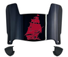 Tampa Bay Buccaneers Mini Football Helmet Visor Shield w/ Clips - PICK VISOR & LOGO COLOR