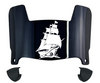 Tampa Bay Buccaneers Mini Football Helmet Visor Shield w/ Clips - PICK VISOR & LOGO COLOR