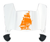 Tampa Bay Buccaneers Mini Football Helmet Visor Shield w/ Clips - PICK VISOR & LOGO COLOR