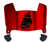 Tampa Bay Buccaneers Mini Football Helmet Visor Shield w/ Clips - PICK VISOR & LOGO COLOR