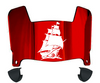 Tampa Bay Buccaneers Mini Football Helmet Visor Shield w/ Clips - PICK VISOR & LOGO COLOR