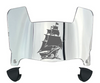 Tampa Bay Buccaneers Mini Football Helmet Visor Shield w/ Clips - PICK VISOR & LOGO COLOR