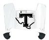 Tarleton Texans Mini Football Helmet Visor Shield w/ Clips - PICK VISOR & LOGO COLOR