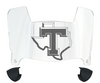 Tarleton Texans Mini Football Helmet Visor Shield w/ Clips - PICK VISOR & LOGO COLOR