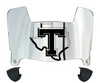 Tarleton Texans Mini Football Helmet Visor Shield w/ Clips - PICK VISOR & LOGO COLOR