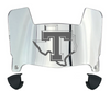 Tarleton Texans Mini Football Helmet Visor Shield w/ Clips - PICK VISOR & LOGO COLOR