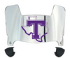 Tarleton Texans Mini Football Helmet Visor Shield w/ Clips - PICK VISOR & LOGO COLOR