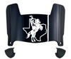 Tarleton Texans Mini Football Helmet Visor Shield w/ Clips - PICK VISOR & LOGO COLOR