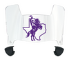 Tarleton Texans Mini Football Helmet Visor Shield w/ Clips - PICK VISOR & LOGO COLOR