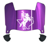 Tarleton Texans Mini Football Helmet Visor Shield w/ Clips - PICK VISOR & LOGO COLOR
