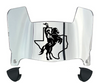 Tarleton Texans Mini Football Helmet Visor Shield w/ Clips - PICK VISOR & LOGO COLOR