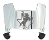 Tarleton Texans Mini Football Helmet Visor Shield w/ Clips - PICK VISOR & LOGO COLOR