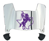 Tarleton Texans Mini Football Helmet Visor Shield w/ Clips - PICK VISOR & LOGO COLOR