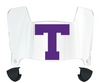 Tarleton Texans Mini Football Helmet Visor Shield w/ Clips - PICK VISOR & LOGO COLOR