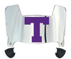 Tarleton Texans Mini Football Helmet Visor Shield w/ Clips - PICK VISOR & LOGO COLOR
