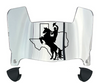 Tarleton Texans Mini Football Helmet Visor Shield w/ Clips - PICK VISOR & LOGO COLOR
