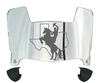 Tarleton Texans Mini Football Helmet Visor Shield w/ Clips - PICK VISOR & LOGO COLOR