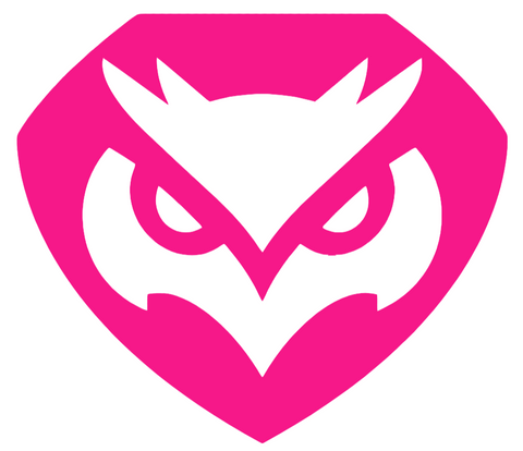Temple Owls Hot Pink Alternate Logo Premium DieCut Vinyl Decal PICK SIZE