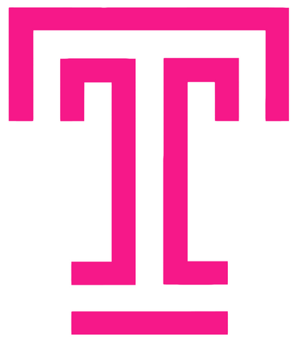 Temple Owls Hot Pink Team Logo Premium DieCut Vinyl Decal PICK SIZE
