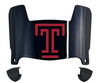 Temple Owls Mini Football Helmet Visor Shield w/ Clips - PICK VISOR & LOGO COLOR