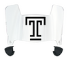 Temple Owls Mini Football Helmet Visor Shield w/ Clips - PICK VISOR & LOGO COLOR