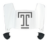 Temple Owls Mini Football Helmet Visor Shield w/ Clips - PICK VISOR & LOGO COLOR