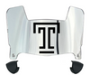 Temple Owls Mini Football Helmet Visor Shield w/ Clips - PICK VISOR & LOGO COLOR