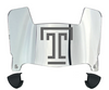 Temple Owls Mini Football Helmet Visor Shield w/ Clips - PICK VISOR & LOGO COLOR