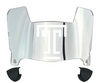 Temple Owls Mini Football Helmet Visor Shield w/ Clips - PICK VISOR & LOGO COLOR