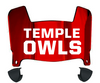 Temple Owls Mini Football Helmet Visor Shield w/ Clips - PICK VISOR & LOGO COLOR