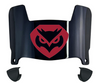 Temple Owls Mini Football Helmet Visor Shield w/ Clips - PICK VISOR & LOGO COLOR