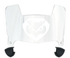 Temple Owls Mini Football Helmet Visor Shield w/ Clips - PICK VISOR & LOGO COLOR