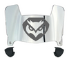 Temple Owls Mini Football Helmet Visor Shield w/ Clips - PICK VISOR & LOGO COLOR
